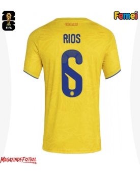 Columbia Richard Rios #6 Echipament de Fotbal Replică Mondial 2026 Femei Acasa Columbia Richard Rios #6 Echipament de Fotbal Replică Mondial 2026 Femei Acasa